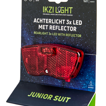 Dragerachterlicht IKZI Junior 3x LED - rood
