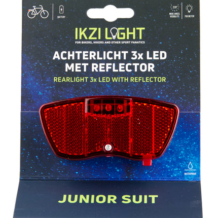 Dragerachterlicht IKZI Junior 3x LED - rood
