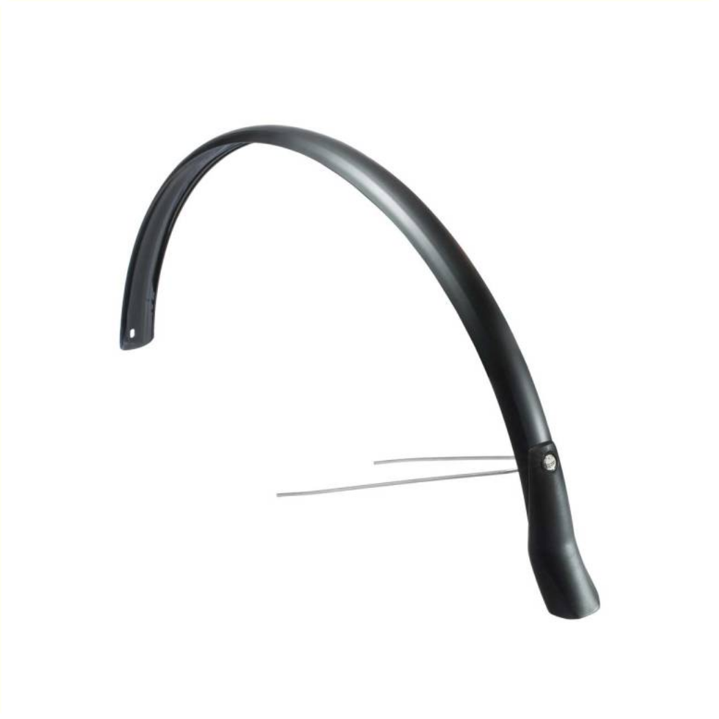 FE1102C Spatbord achter 46/28" mat zwart