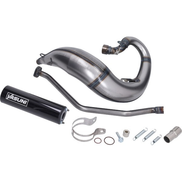 uitlaat yasuni Cross ML zwart beta rr50, enduro tub807th-b57