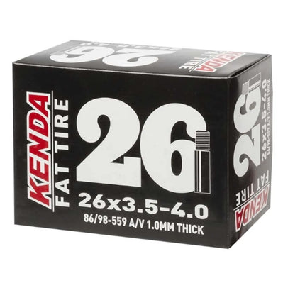 Fatbike Binnenband -Kenda Binnenband 26x3.5-4.00 ETRTO 86/100-559, Ventiel: AV/Schrader 35mm