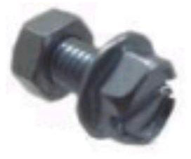 Vis de garde-boue Bofix M5x25 avec écrou (50 pièces)