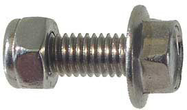 Vis pour garde-boue Bofix M5x25 Inox avec écrou frein (50 pièces)