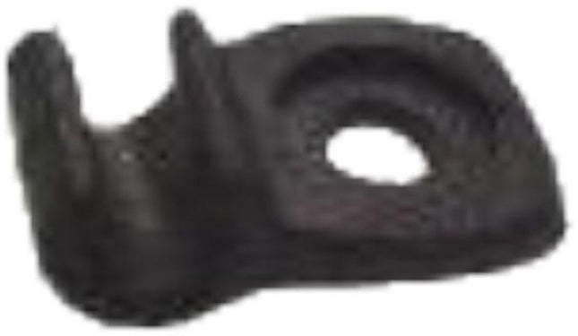 Kabelklem enkel Bofix met parkers (25 stuks) - Zwart