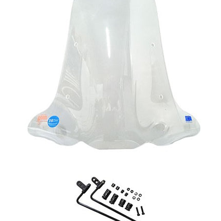 Pare-brise Regia avec kit de fixation (fabriqué en UE) transparent yadea T9L