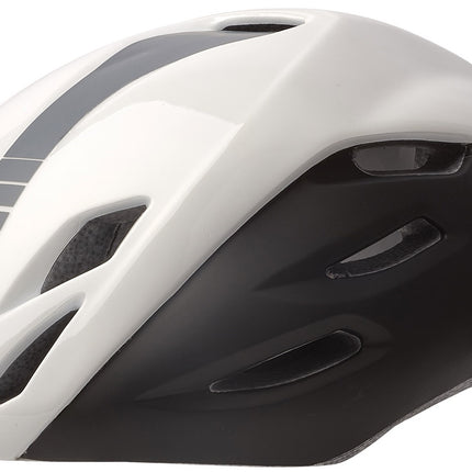 Fietshelm Polisport Aero-R Medium 55-58 cm - mat zwart / wit glanzend /grijs