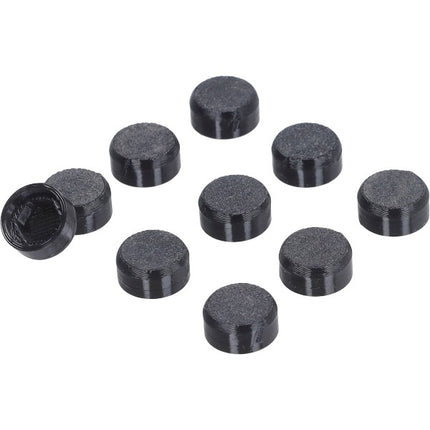 bouchon BGM jeu couvercle de transmission m6 noir 10pcs piaggio, vespa mn1077x