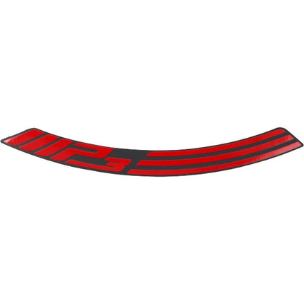 stickerset Piaggio origineel voorwiel rood 2pcs mp3 500cc, mp3-350cc, mp3-400cc 2h002532