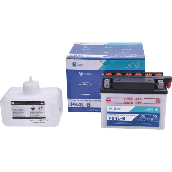 accu Piaggio origineel pb4l-b 12v 4amp sco piaggio 2t 1l004079