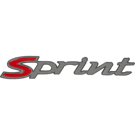 autocollant Piaggio mot original [sprint] gris elettrica, s-sprint, sprint 2h006134