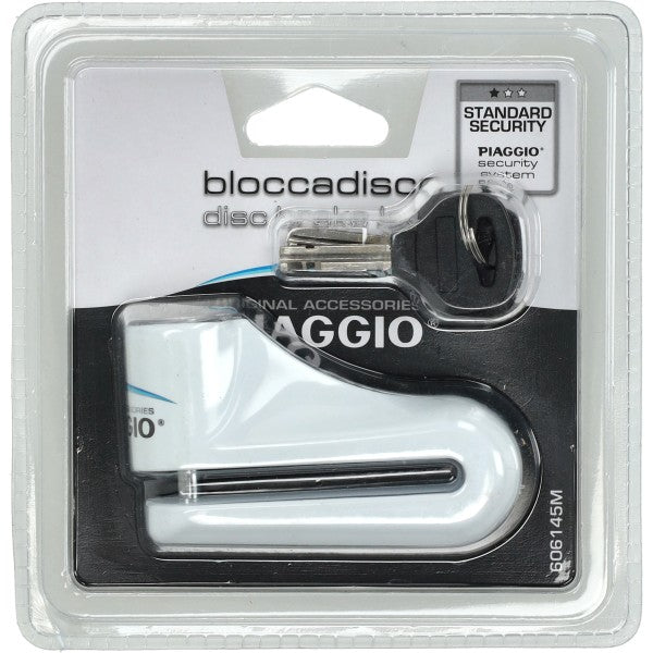 schijfremslot Piaggio origineel 5mm wit Aprilia/Gilera/Piaggio/Vespa 606145m