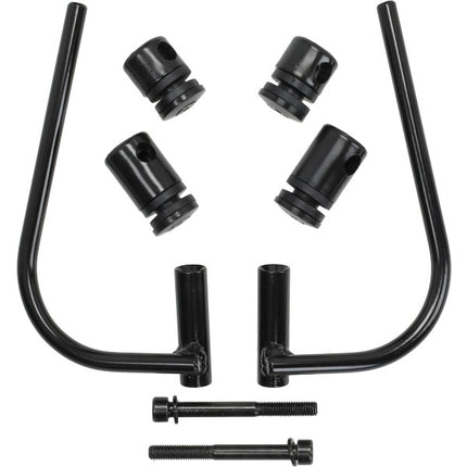 bevestigingset Regia windscherm laag model zwart piaggio, zip