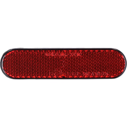 reflector Piaggio origineel met pin achter oranje beverly, gilera runner, gts alle mod., liberty, mp3, primavera, sxr 50 294519