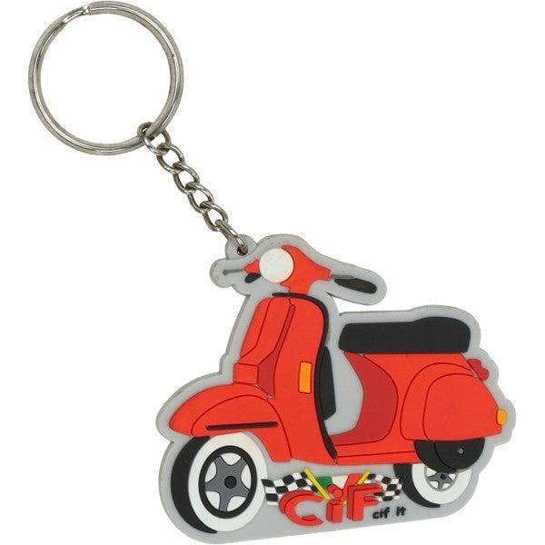 sleutelhanger cif rood piaggio & vespa