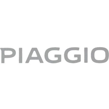sticker Piaggio original word [piaggio] rear screen gray zip 4t 2h003414000a2