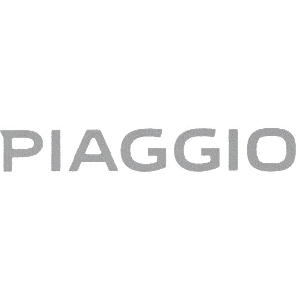 sticker Piaggio origineel woord [piaggio] achterscherm grijs zip 4t 2h003414000a2