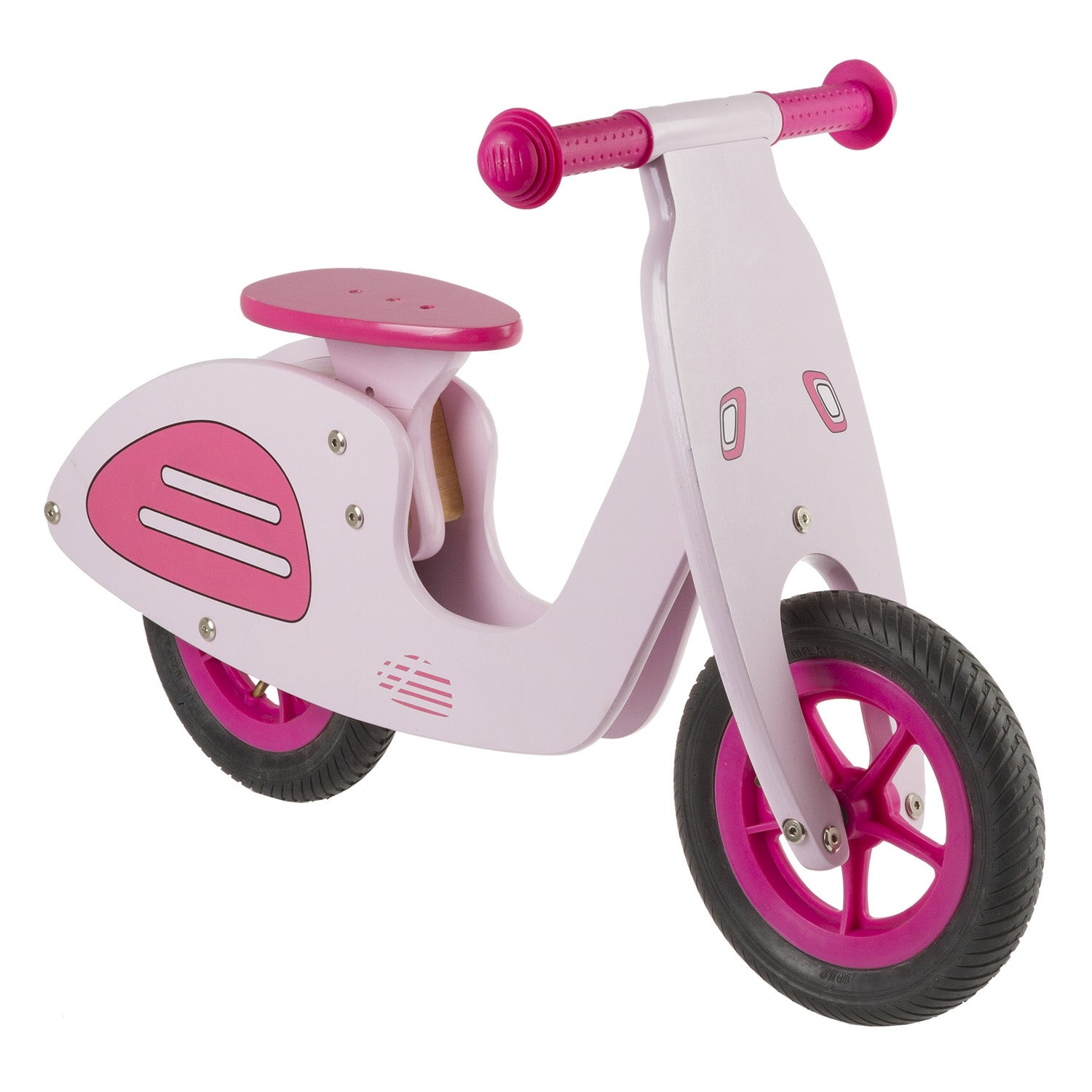 Loopfiets hout "Vespa scooter"