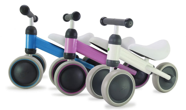 Loopfiets Pex Kids scooter Tri-Bike 6" staal - roze