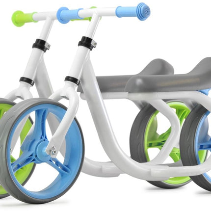 Loopfiets Pex Kids scooter "Max-Speed" aluminium - blauw/wit