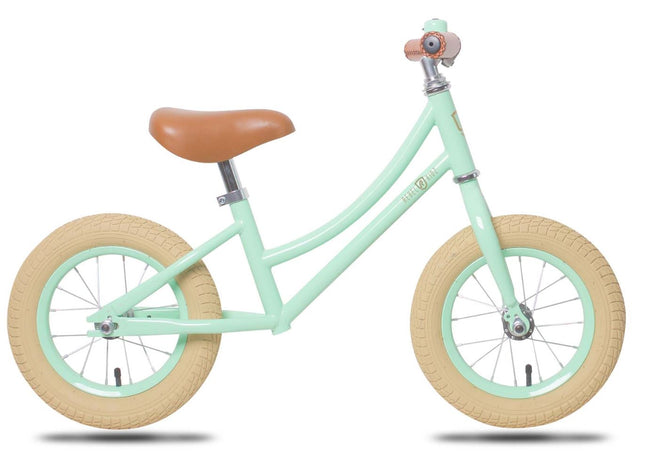 Loopfiets Rebel Kidz Classic 12,5" - groen celeste