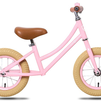 Loopfiets Rebel Kidz Classic 12,5" - lichtroze