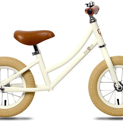 Loopfiets Rebel Kidz Classic 12,5" - crème