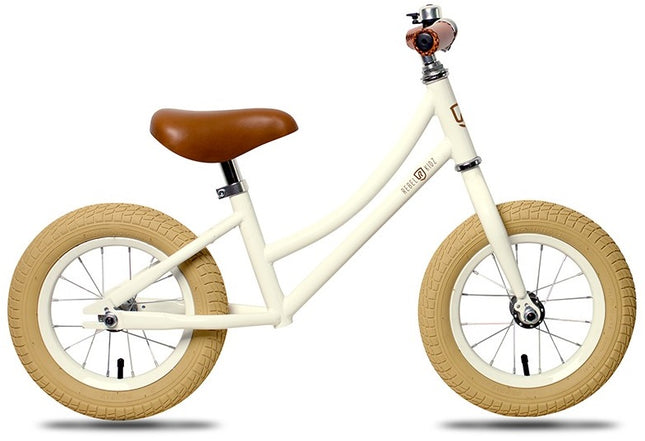 Loopfiets Rebel Kidz Classic 12,5" - crème