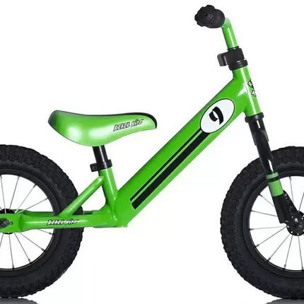 Loopfiets 12,5" Rebel Kidz Steel Air - racing green