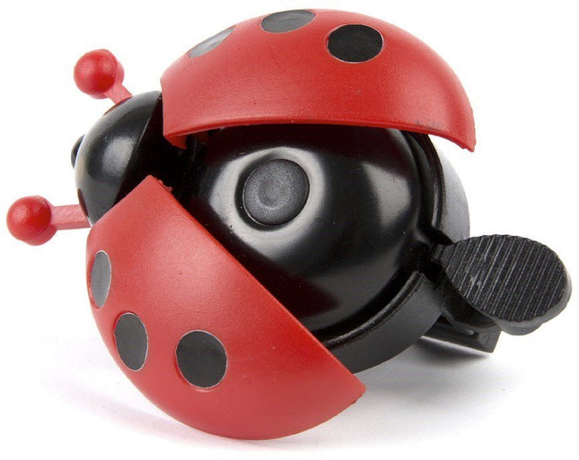 Fietsbel PexKids Lieveheersbeestje - rood/zwart