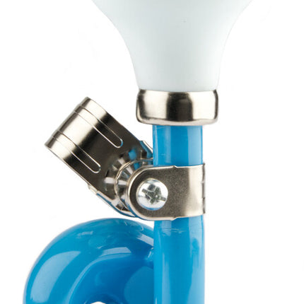 Fietstoeter krul PexKids - blauw met witte bol