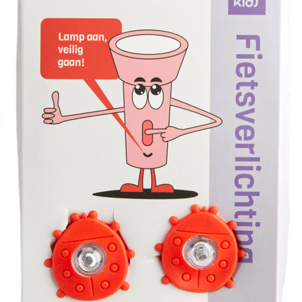 Verlichtingsset LED PexKids Lieverheersbeestje - met siliconen strap