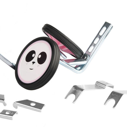 Zijwielen 12~20" PexKids Unicorn/Panda - roze