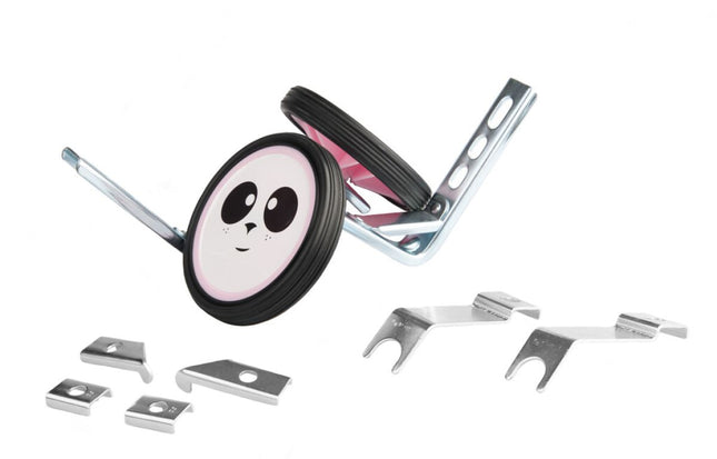 Zijwielen 12~20" PexKids Unicorn/Panda - roze