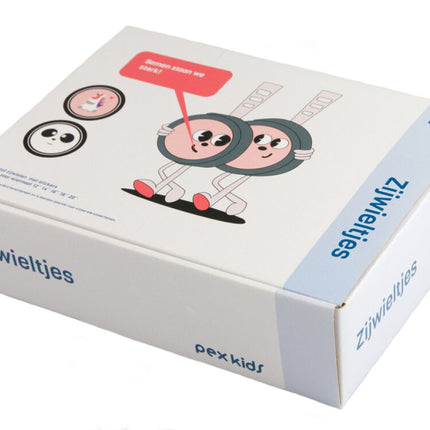 Zijwielen 12~20" PexKids Unicorn/Panda - roze