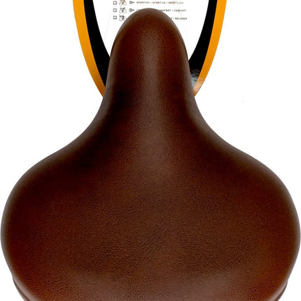 fiets zadel - Selle Comfort bruin (imtatie Drifter zadel), zonder strop