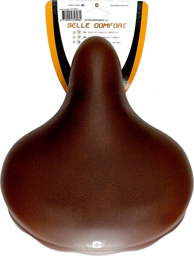 fiets zadel - Selle Comfort bruin (imtatie Drifter zadel), zonder strop