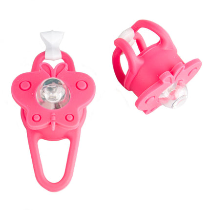 Verlichtingsset LED PexKids Vlinder met siliconen strap - rood