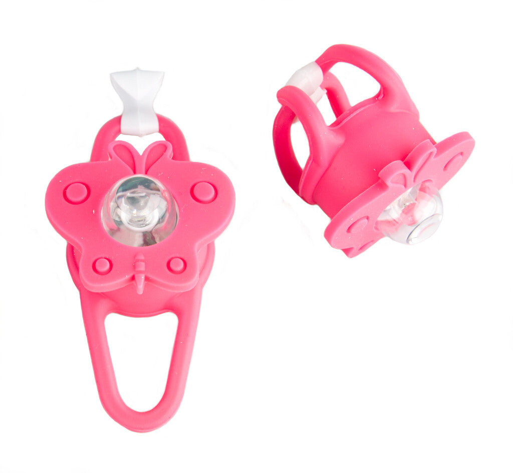 Verlichtingsset LED PexKids Vlinder met siliconen strap - rood