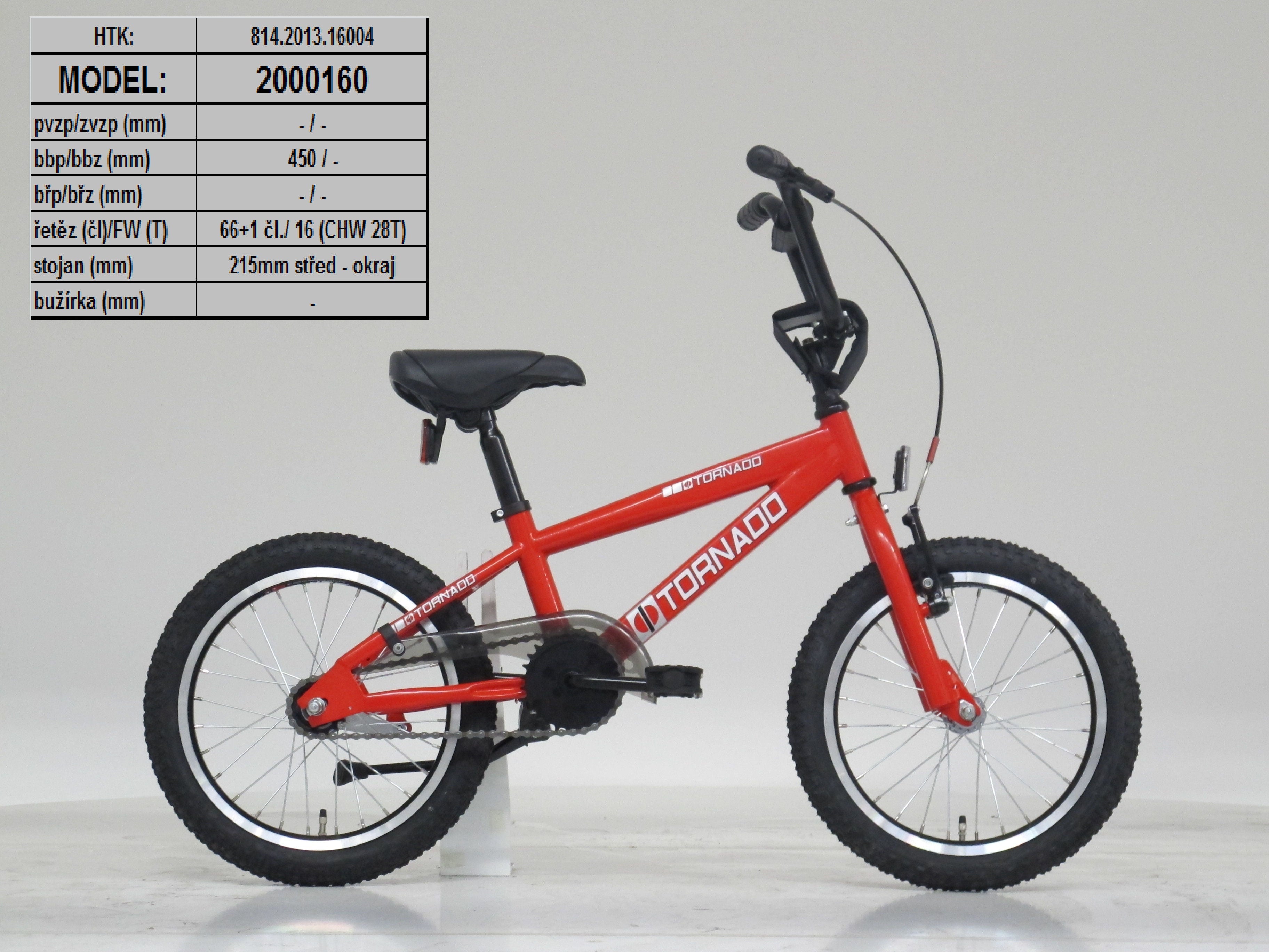 16" BMX Tornado - wit