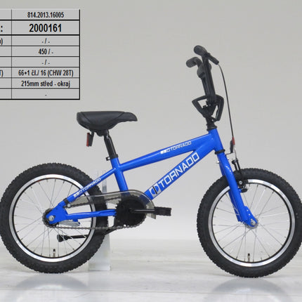 BMX Vélo Royal-Bugatti Tornado 16 pouces - Bleu