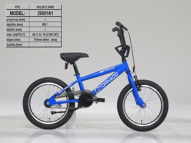 BMX Fiets Royal-Bugatti Tornado 16 inch - Blauw