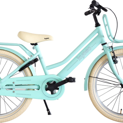Kinderfiets Kyoso Blossom Breeze 20 inch met remnaaf - mat mintgroen