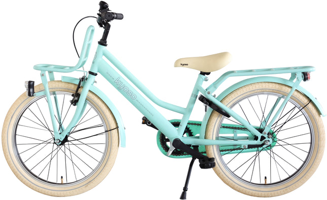 Kinderfiets Kyoso Blossom Breeze 20 inch met remnaaf - mat mintgroen - afbeelding 2
