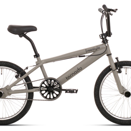 Freestyle BMX 20" Royal-Bugatti - quartz grijs met zwarte banden