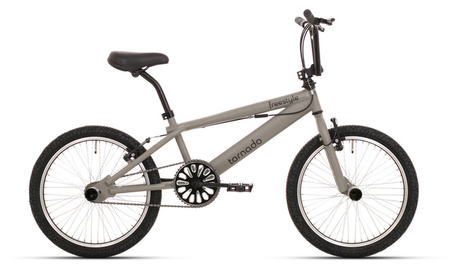 Freestyle BMX 20" Royal-Bugatti - quartz grijs met zwarte banden