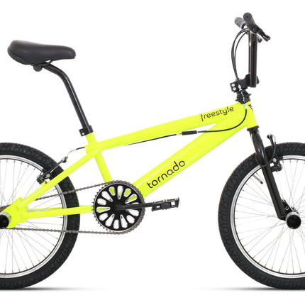Freestyle BMX 20" Royal Bugatti - neon geel met zwarte banden