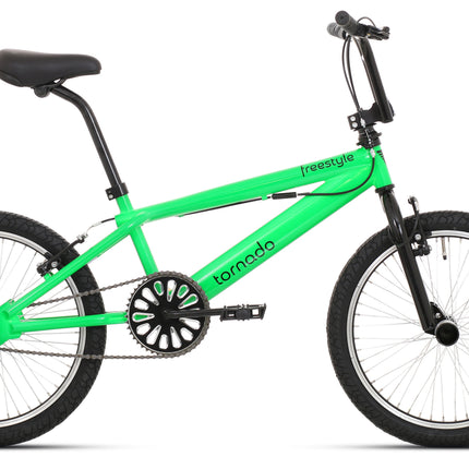 Freestyle BMX 20" Royal Bugatti - neon groen met zwarte banden