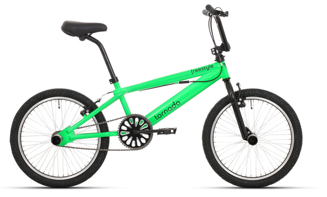 Freestyle BMX 20" Royal Bugatti - neon groen met zwarte banden