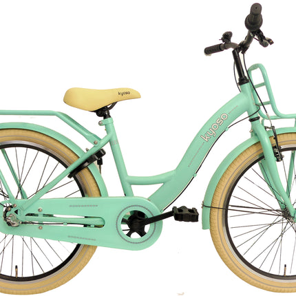 Kinderfiets Kyoso Blossom Breeze 24 inch Nexus-3 met remnaaf - mat mintgroen