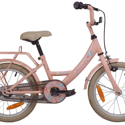 Kinderfiets 16" Bikefun Flower Fun - roze